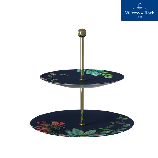 VB Avarua Đĩa 2 tầng màu xanh 27cm của thương hiệu Villeroy & Boch sản xuất tại Đức 1046567880