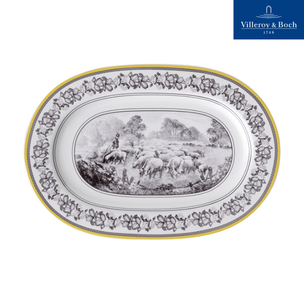 VB Audun Ferme Đĩa hình oval 34cm của thương hiệu Villeroy & Boch sản xuất tại Đức 1010672960