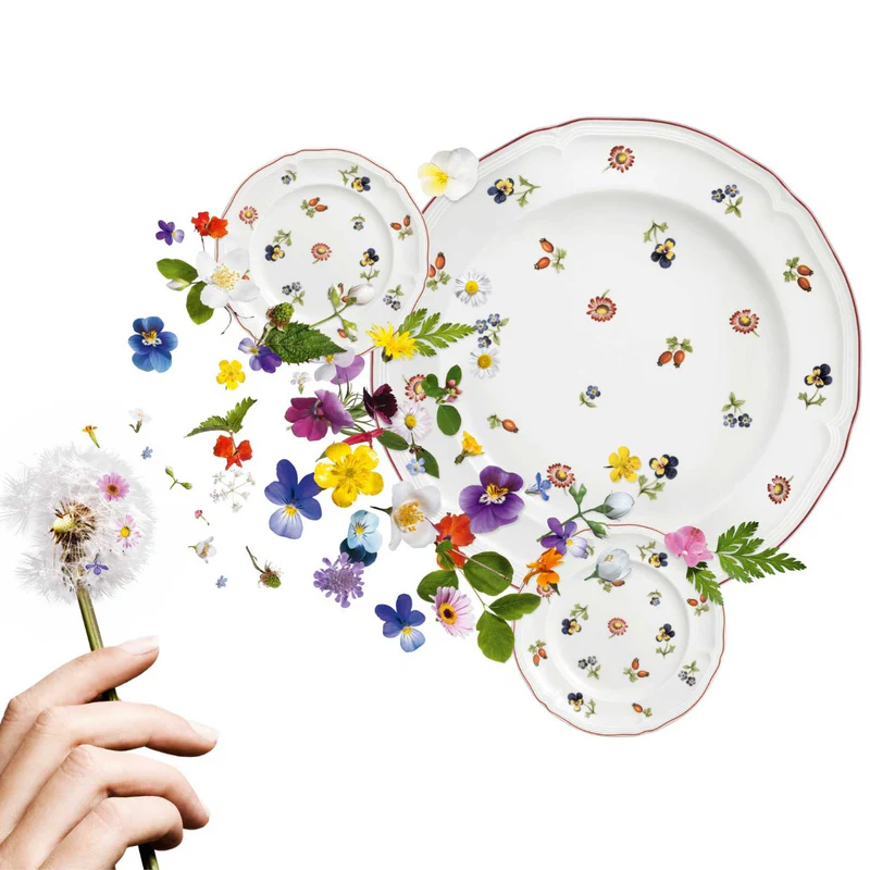 VB Petite Fleur Đĩa tròn 26cm dành cho 1 người của thương hiệu Villeroy & Boch sản xuất tại Đức  1023952620