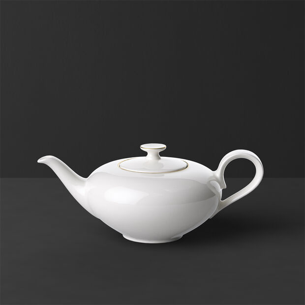 VB Anmut Gold Ấm trà sứ xương cao cấp viền vàng Villeroy & Boch nhập khẩu tại Đức 1046530460