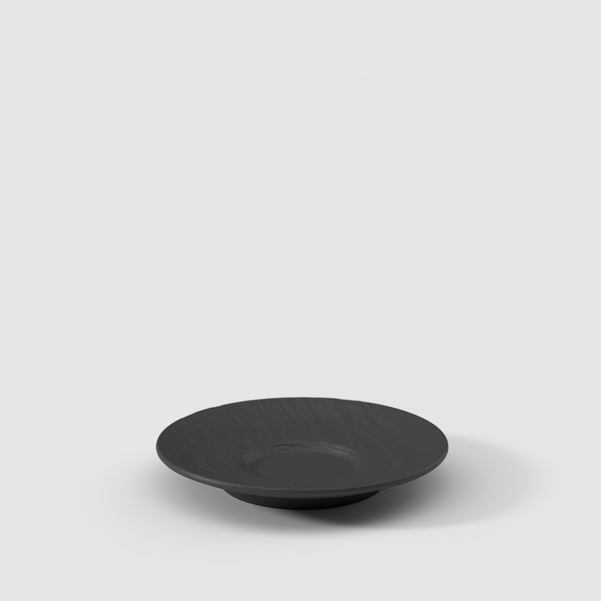 VB Manufacture Rock Đĩa lót chén màu đen 12cm  đến từ thương hiệu Villeroy & Boch sản xuất tại Đức 1042391430