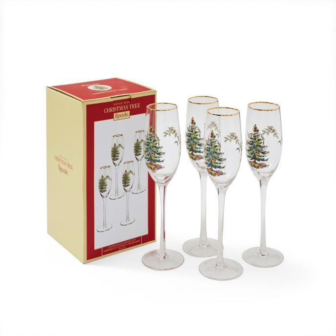 PM XMAS TREE Set 4 ly champagne Giáng Sinh XT5008-XP