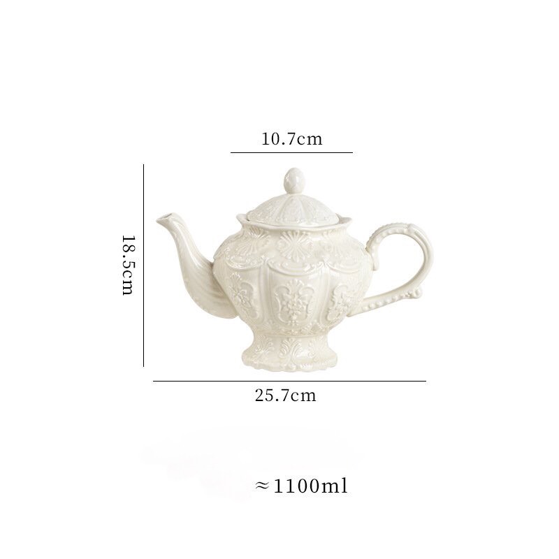 BRITNEY Ấm trà hoa nổi 1100ml 5656
