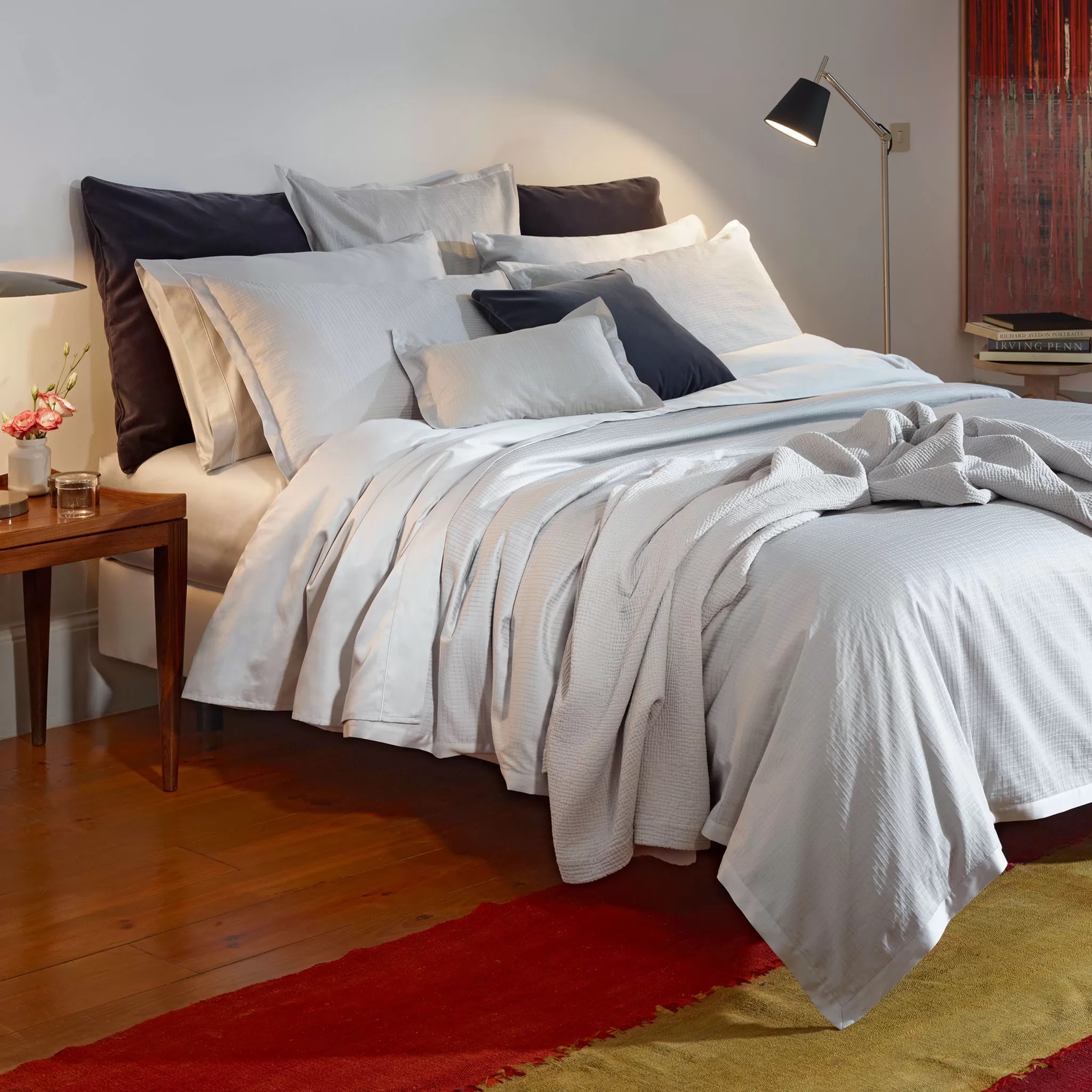 ACL GLORIA Vỏ gối màu xám lạnh 50*75cm 5708