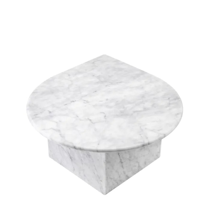 EICHHOLTZ Bàn cà phê Coffee Table Naples white carrera marble set of 3 113801