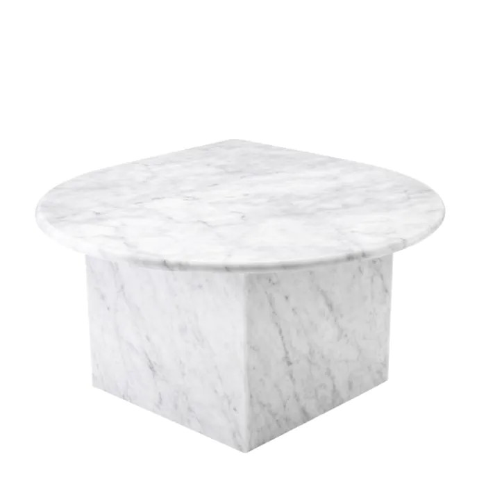 EICHHOLTZ Bàn cà phê Coffee Table Naples white carrera marble set of 3 113801