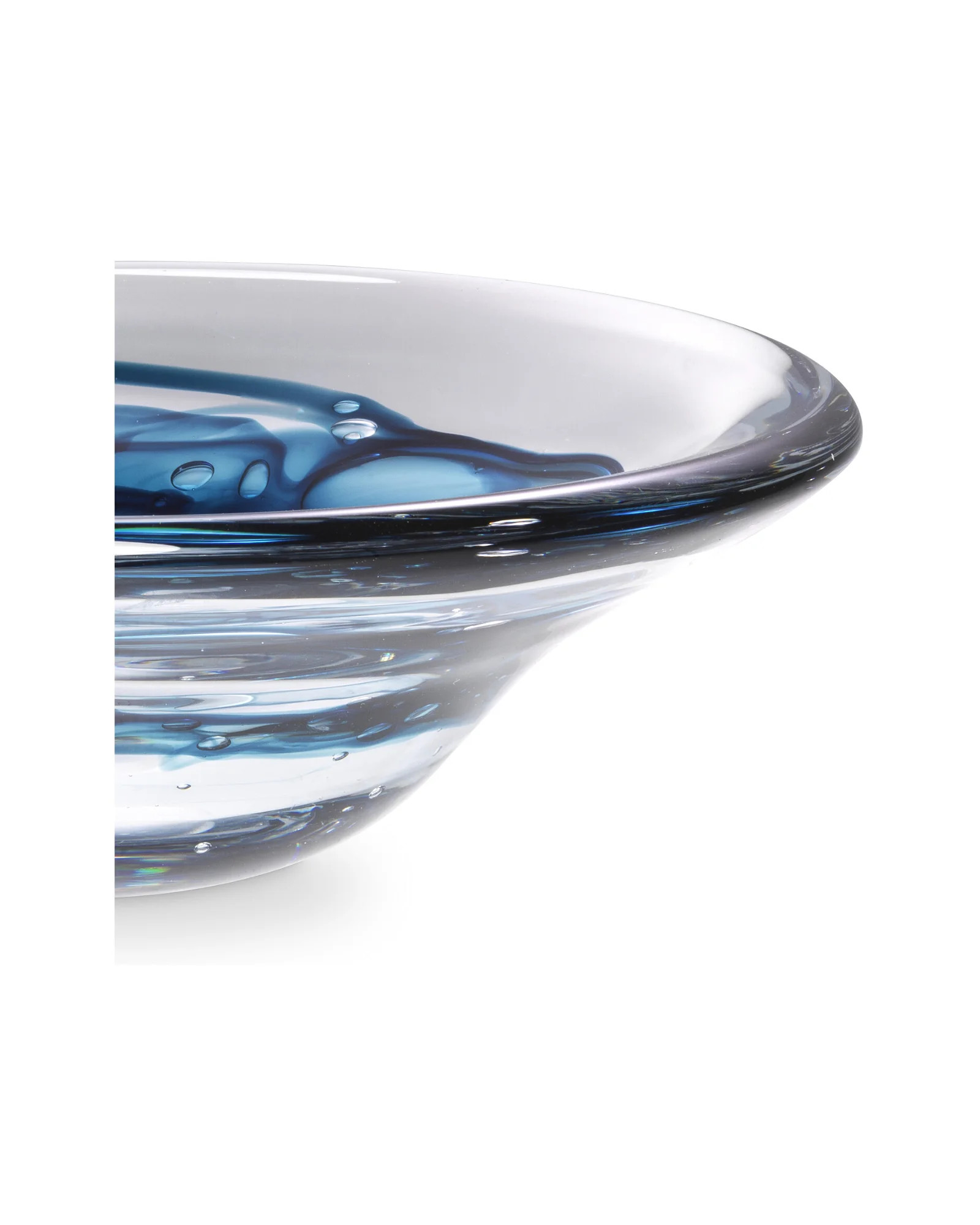 EICHHOLTZ Bát thủy tinh Bowl Arliss clear blue 115412