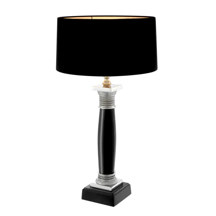 EICHHOLTZ Đèn bàn Table Lamp Napoleon black nickel finish incl shade