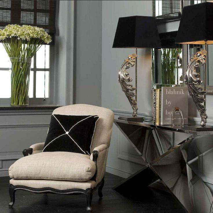 EICHHOLTZ Đèn bàn  Table Lamp Beau Site nickel finish incl shade