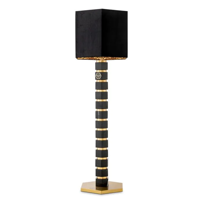 EICHHOLTZ Đèn cây Floor Lamp Hexagon marble incl shade