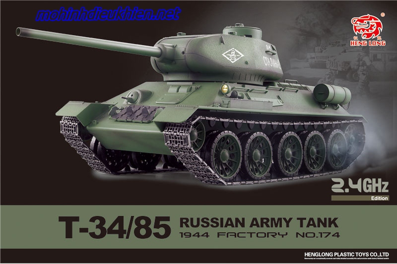 Mô hình giấy Xe tăng Soviet T3485  Kit168 Shop mô hình giấy