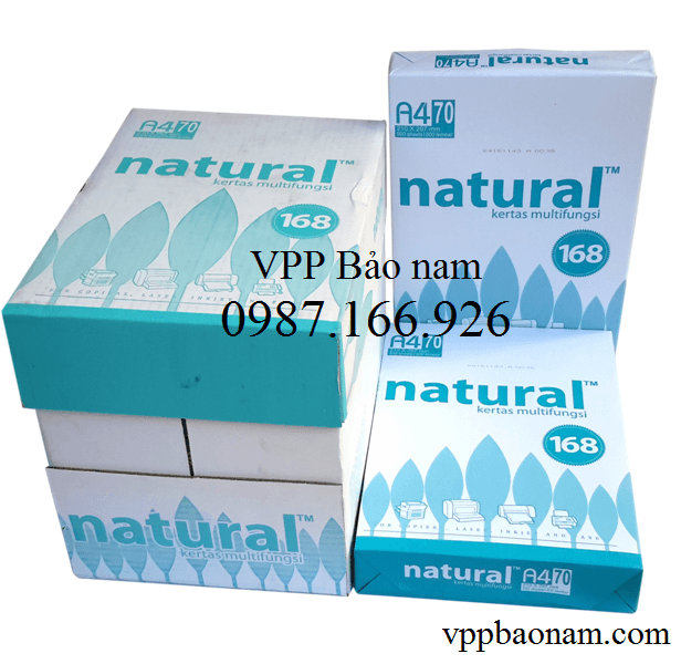 Giấy Photo Natural A4 ĐL70