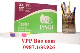 Giấy Pagi xanh tím A4 70/90