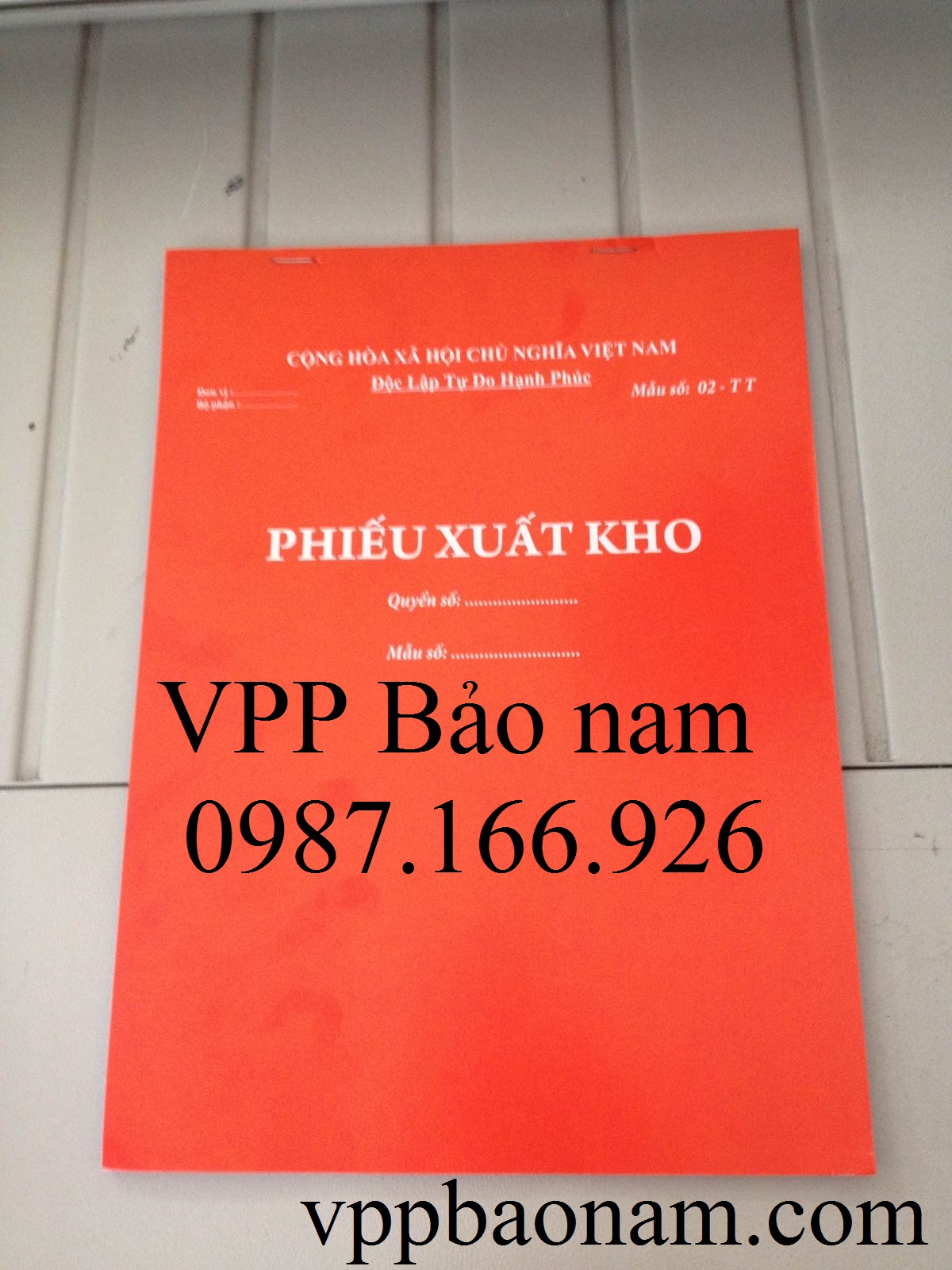 Phiếu xuất kho 2 liên 100 tờ A4