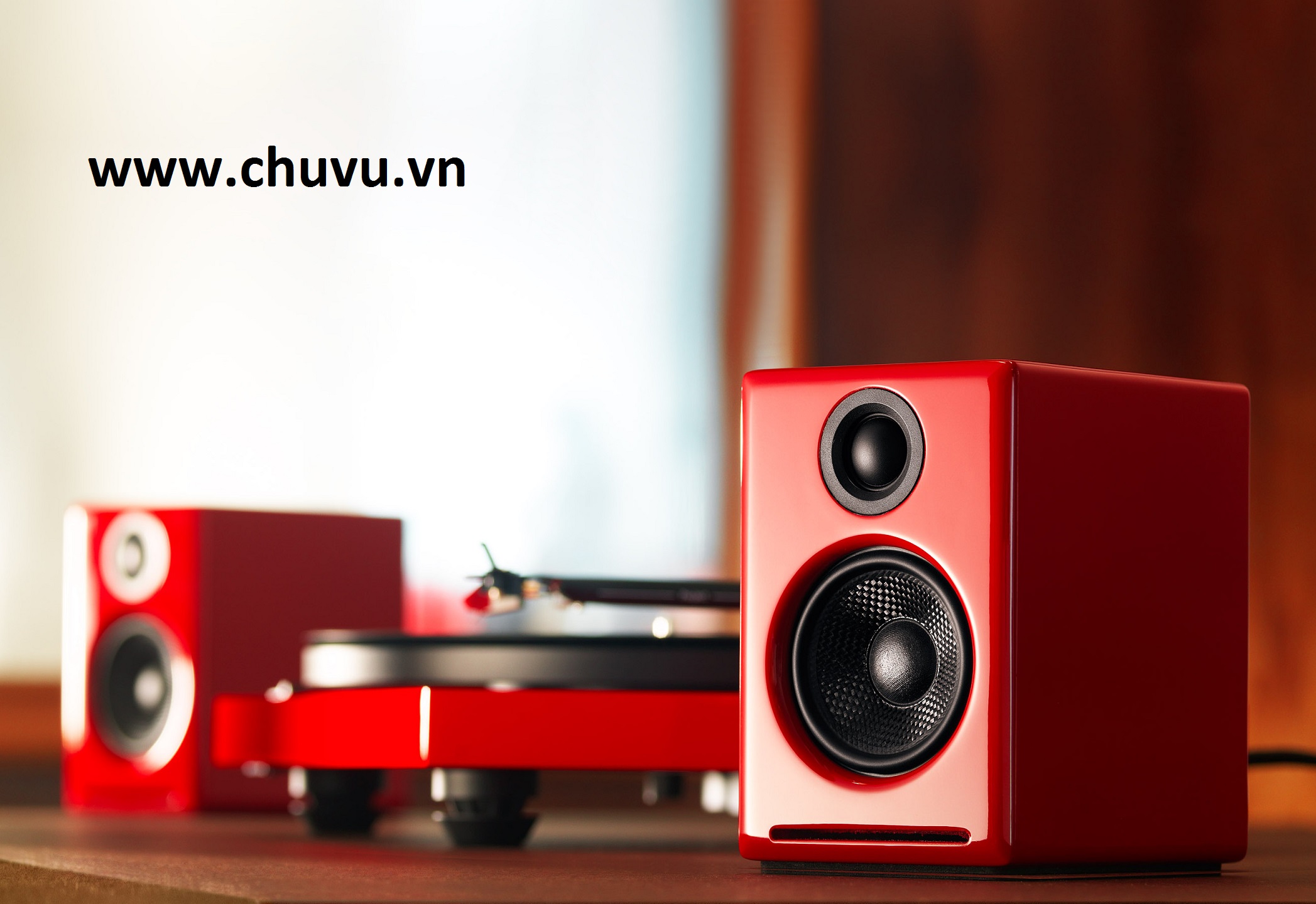 Loa Audioengine A2+ (Red) - Main Image