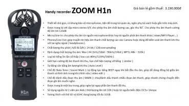 Zoom Handy Recorder H1n