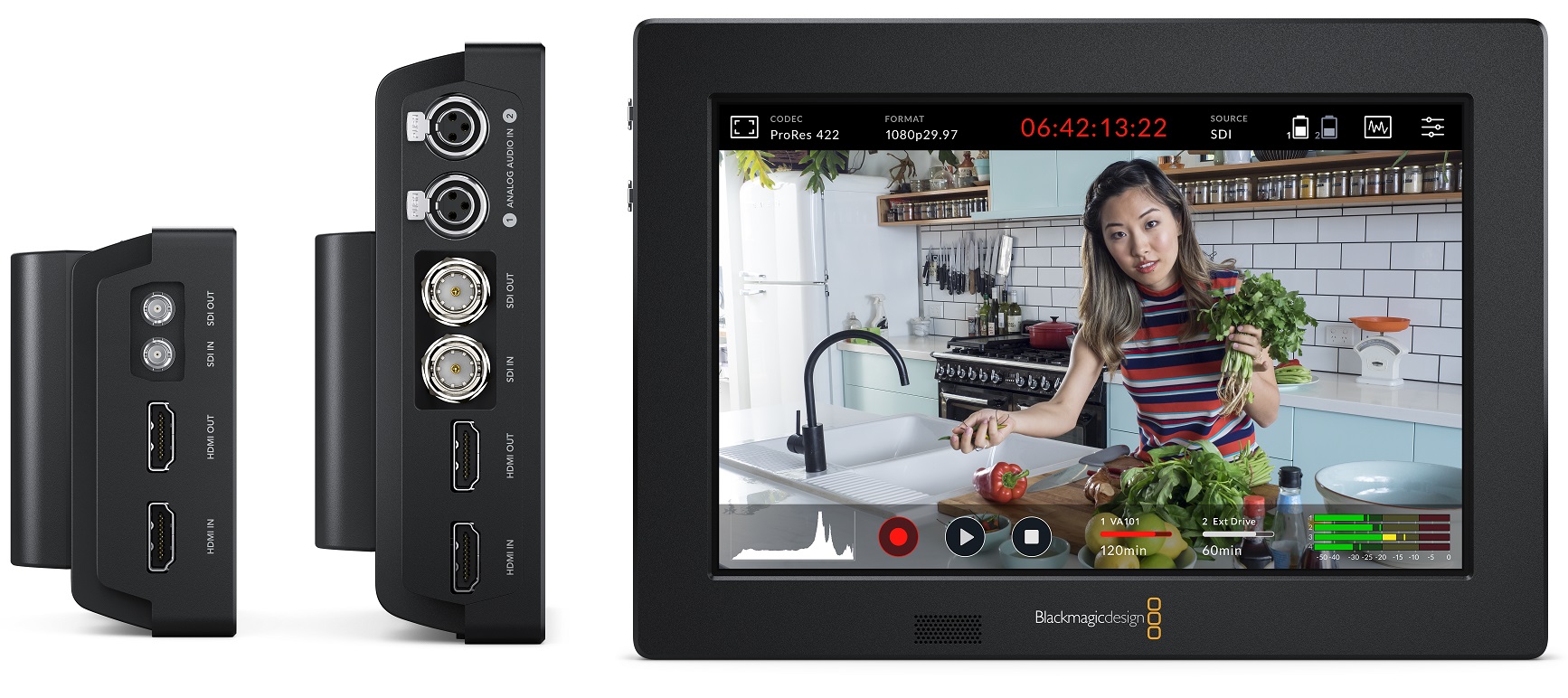 Blackmagic Video Assist 4K（7インチ）-