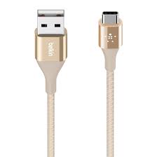 Cáp Sạc Type C Belkin MIXIT DuraTek F2CU059bt04-GLD Sợi Kevlar Siêu Bền