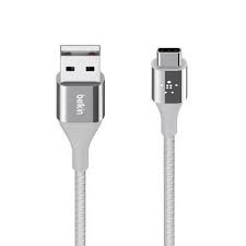 Cáp Sạc Type C Belkin MIXIT DuraTek F2CU059bt04-SLV Sợi Kevlar Siêu Bền