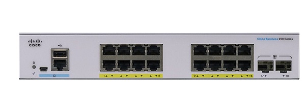 Thiết bị mạng Cisco CBS250-16P-2G-EU