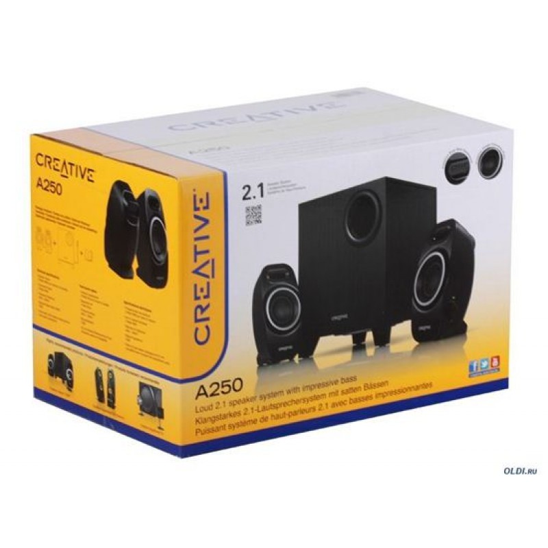 creative sbs a250