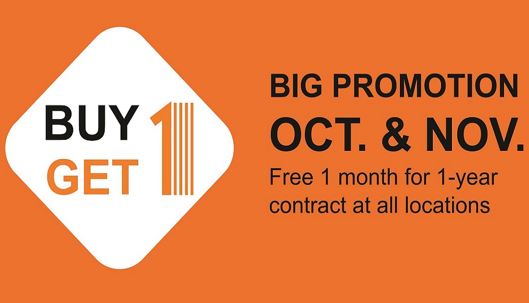 CSC Business Center - Big promotion in Oct. and Nov.: Buy 1 get 1