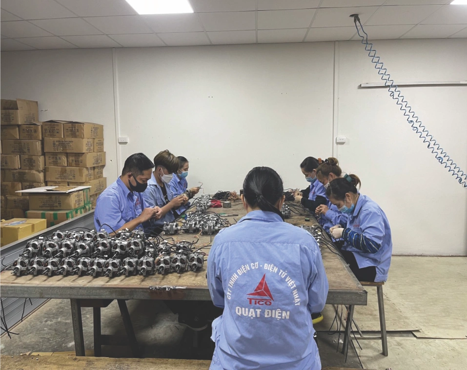 Khu vực kiểm tra chất lượng TICO