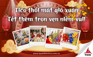 Quạt điện TICO - Chất lượng tốt, giá thành tốt, hậu mãi tốt