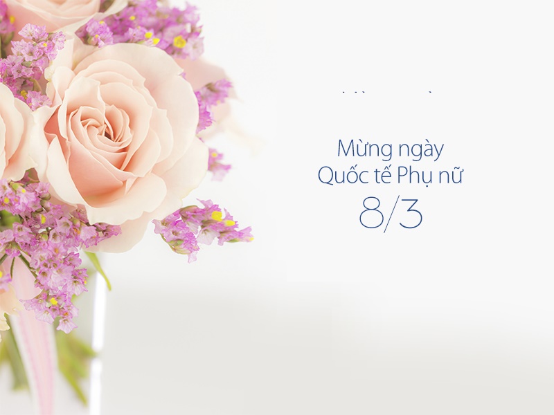 Chúc mừng Quốc tế phụ nữ 8/3/2018