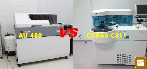So sánh cấu hình kỹ thuật của máy sinh hóa AU480 và Cobas C311