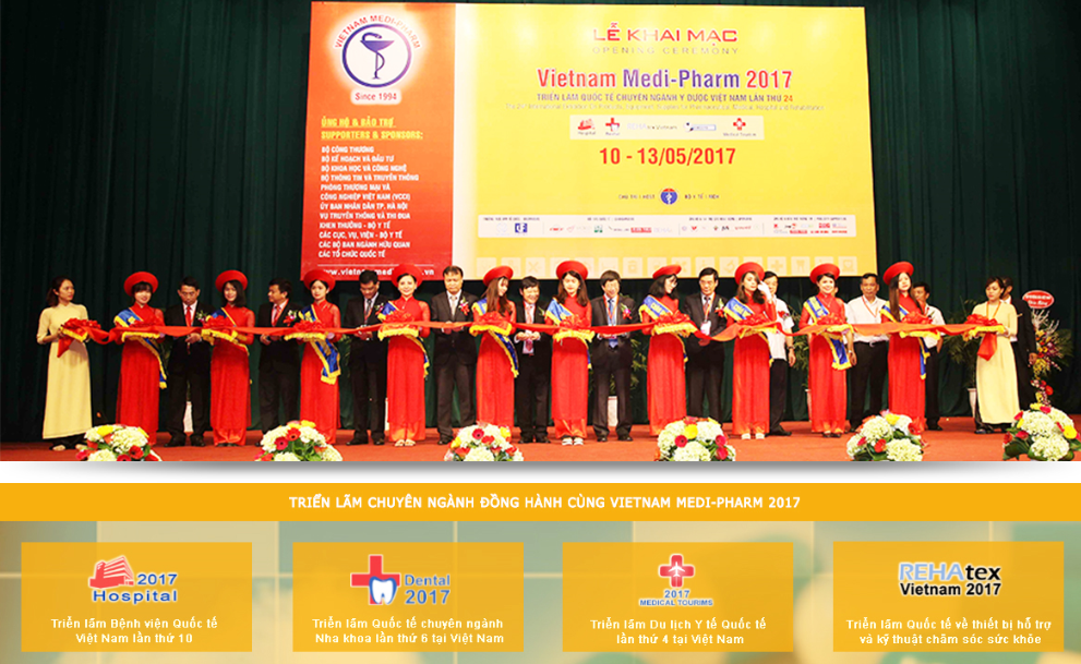 Vài nét về Vietnam Medipharm 2017 - Triển lãm quốc tế chuyên ngành Y Dược Việt Nam lần thứ 24