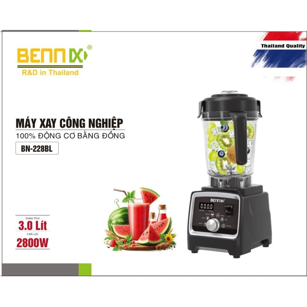 Máy Xay Sinh Tố Công Nghiệp Bennix BN-228BL