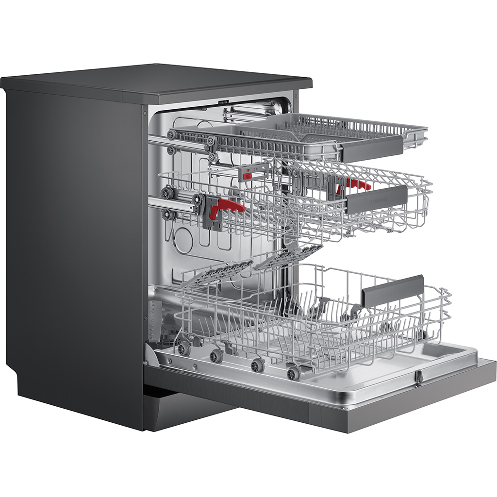 MÁY RỬA CHÉN ĐỘC LẬP SAMSUNG DW60CG550FSGSV (Tặng kèm 1 viên rửa chén hương chanh và 1 nước làm bóng chén dĩa-số lượng có hạn)