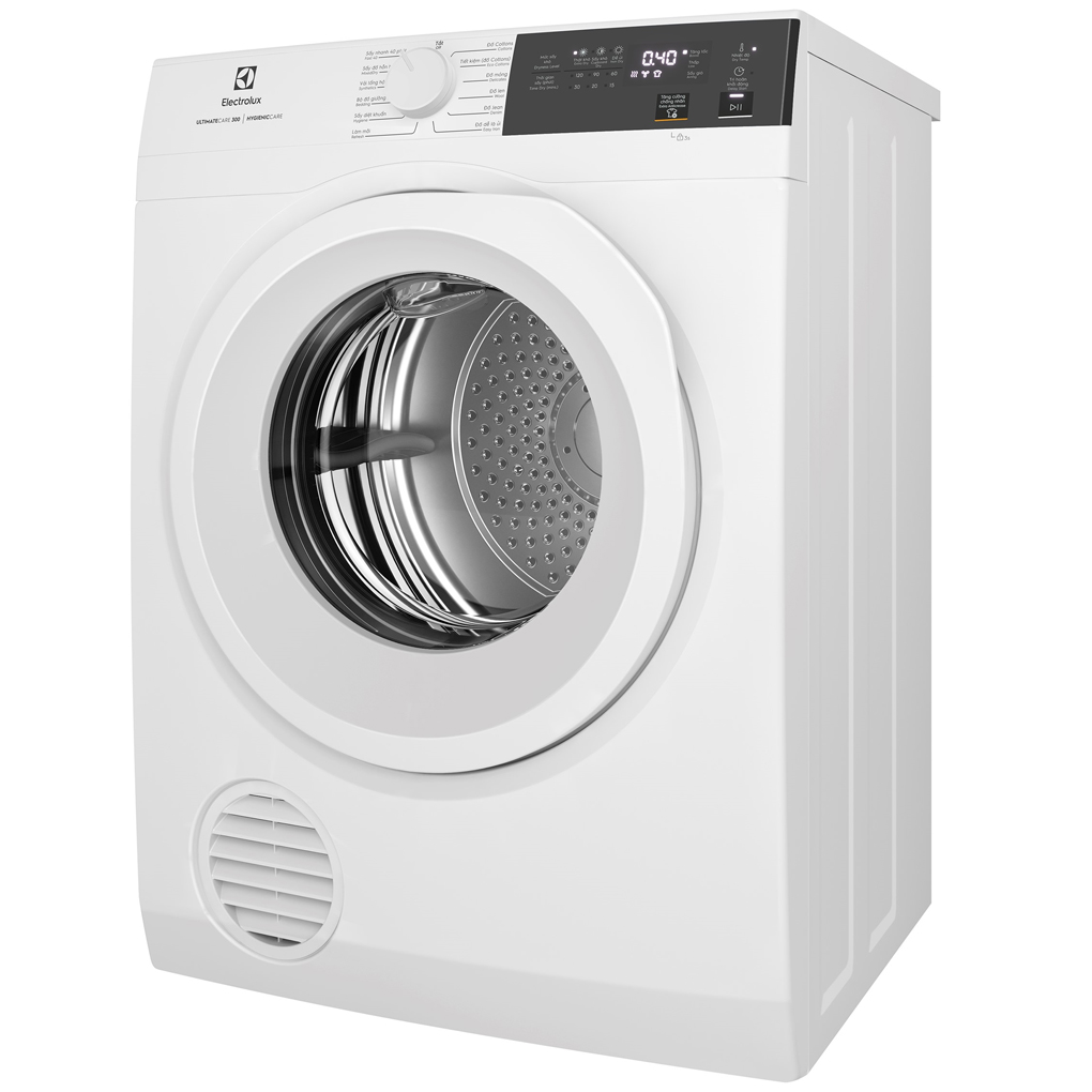 Máy Sấy Thông Hơi Electrolux 9 Kg EDV904H3WC