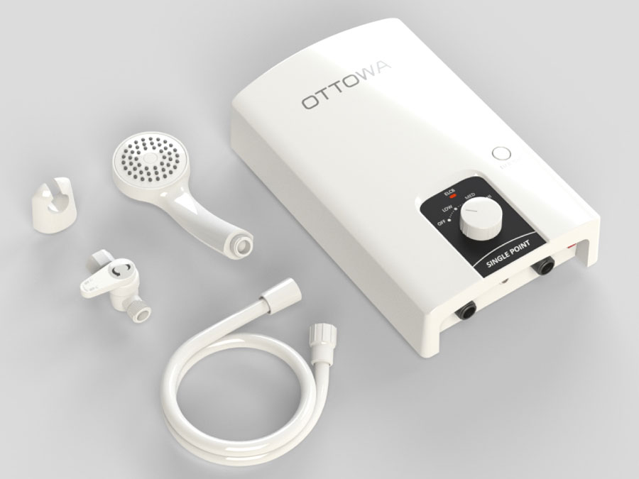 Máy nước nóng trực tiếp không có bơm trợ lực OTTOWA TC4502