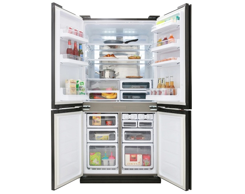 Tủ lạnh Sharp Inverter 605 lít Multi Door SJ-FX688VG-BK