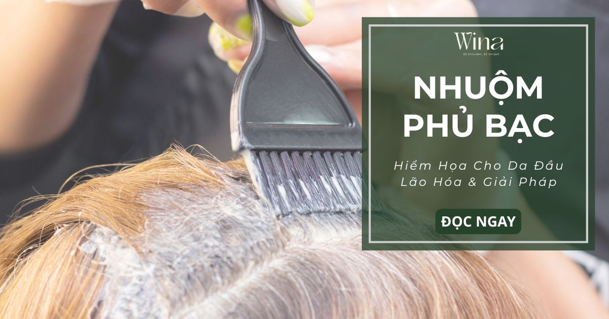 Nhuộm Phủ Bạc Liên Tục: Hiểm Họa Cho Da Đầu Lão Hóa & Giải Pháp
