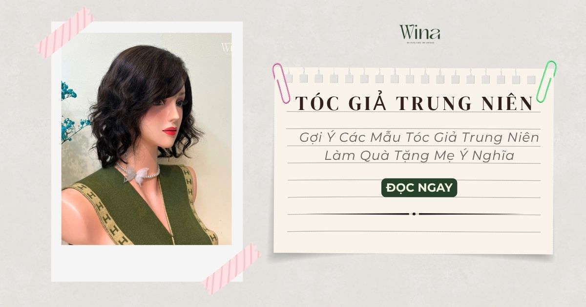 Quà Tặng Mẹ: Gợi Ý Các Mẫu Tóc Giả Trung Niên Làm Quà Tặng Mẹ Ý Nghĩa