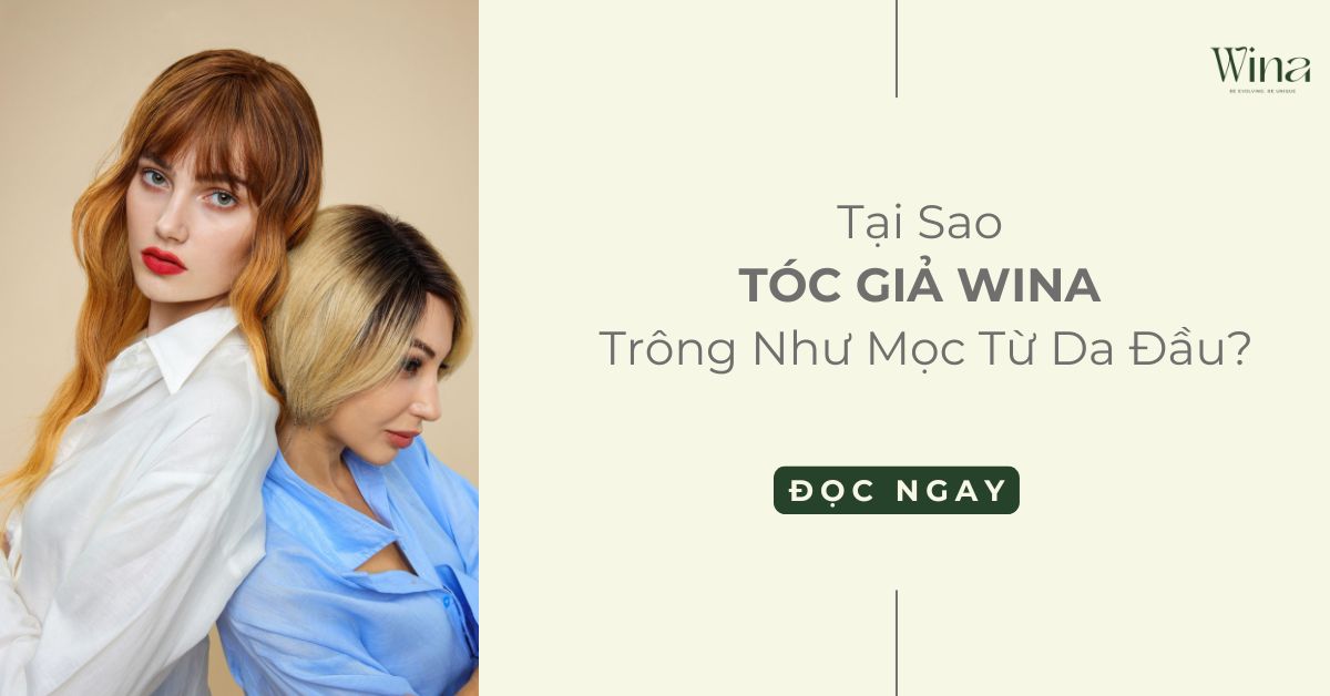 Tại Sao Tóc Giả Wina Trông Như Mọc Từ Da Đầu?