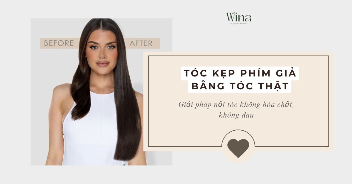 Tóc Kẹp Phím Giả Bằng Tóc Thật: Giải Pháp Nối Tóc Không Hóa Chất, Không Đau