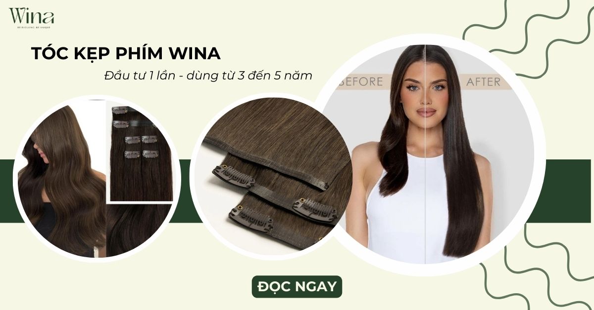 Tóc Kẹp Phím Wina: Đầu Tư Một Lần Sử Dụng Từ 3 Đến 5 Năm