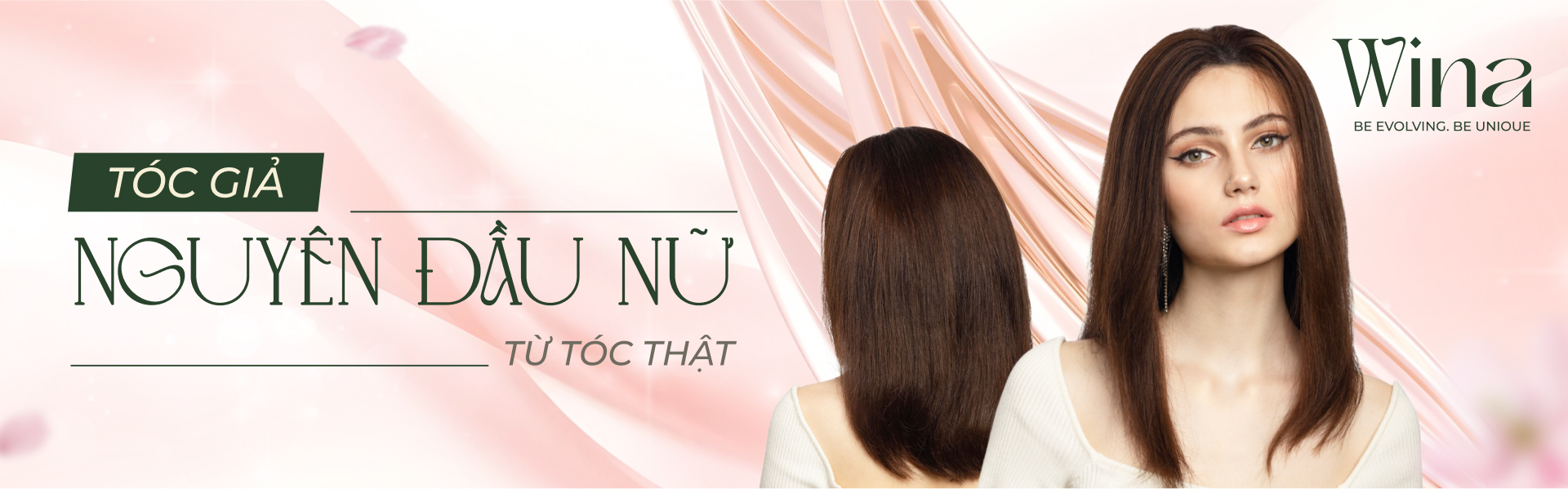 TÓC GIẢ NỮ NGUYÊN ĐẦU