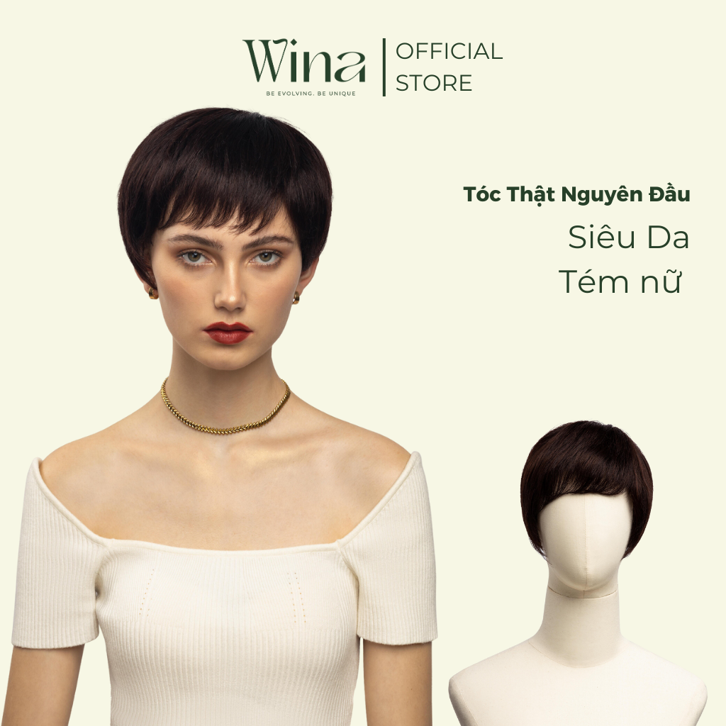 Tóc Giả Nam Bằng Tóc Thật - Wina Wigs - Tóc Giả Bằng Tóc Thật