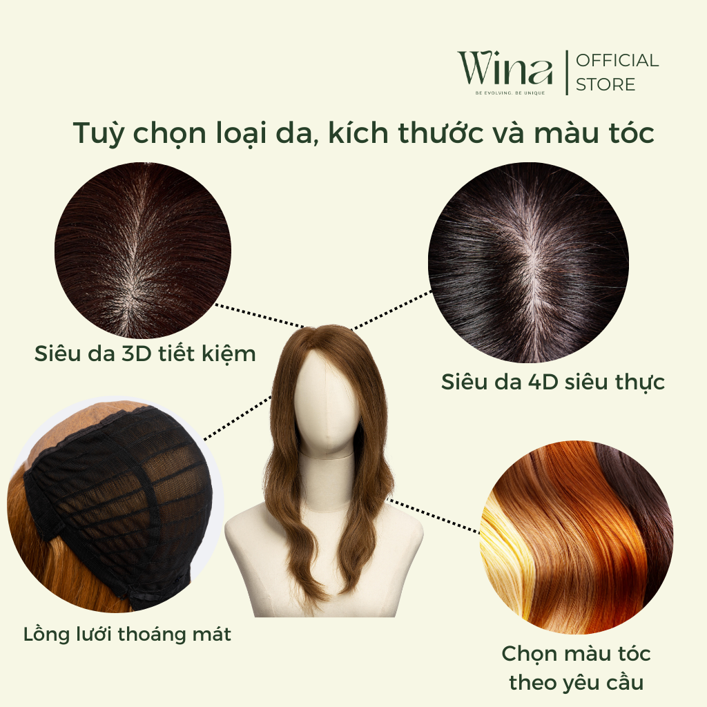 VTG Smart Hair - Tóc giả nam cao cấp 100% từ tóc thật