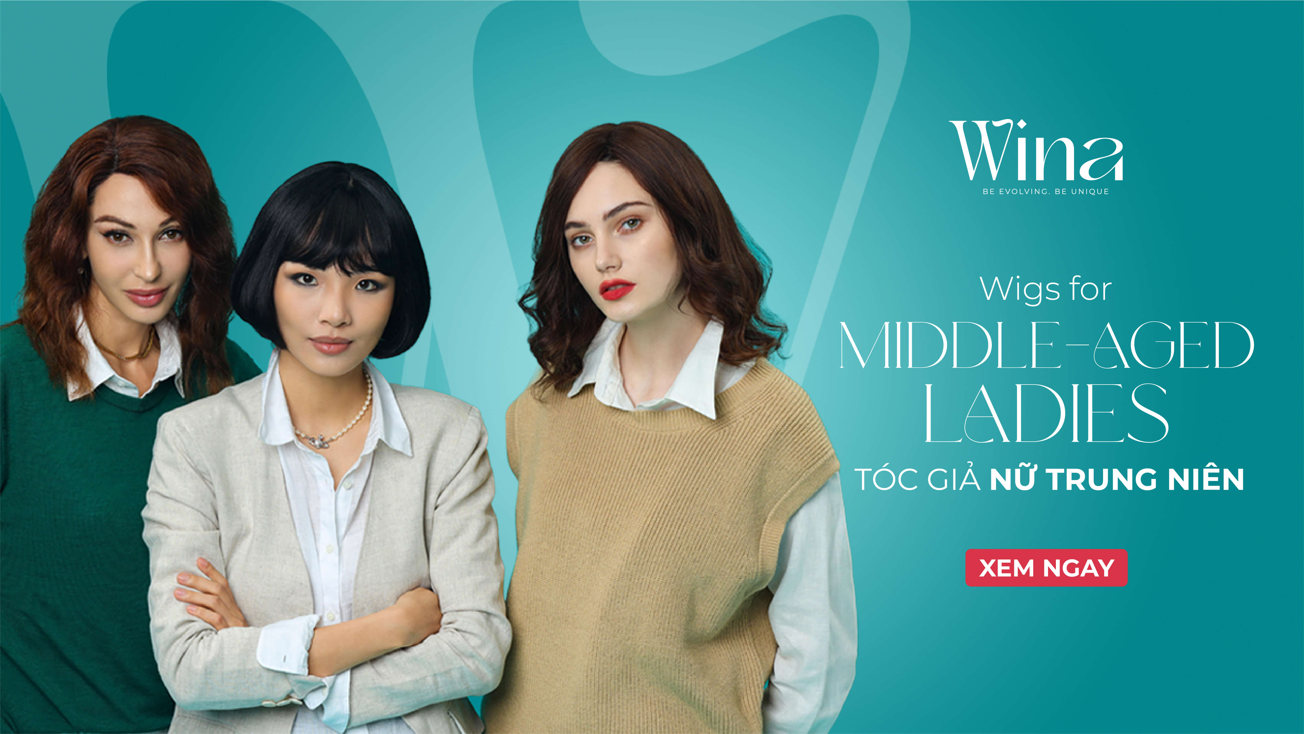 Xem thêm các kiểu tóc giả nữ trung niên đẹp tại Wina