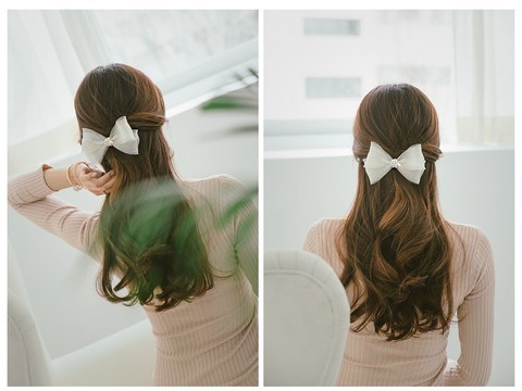 Các mẫu kẹp tóc nơ đẹp và dễ thương dành cho các nàng - Wina.vn
