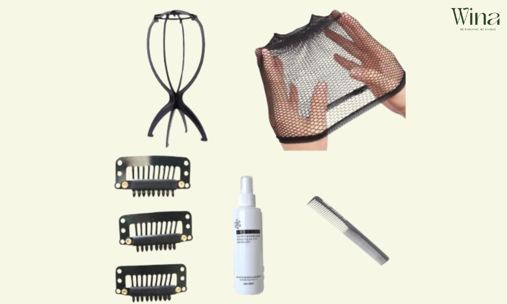 Soạn những món đồ cần mang theo để chăm sóc tóc giả