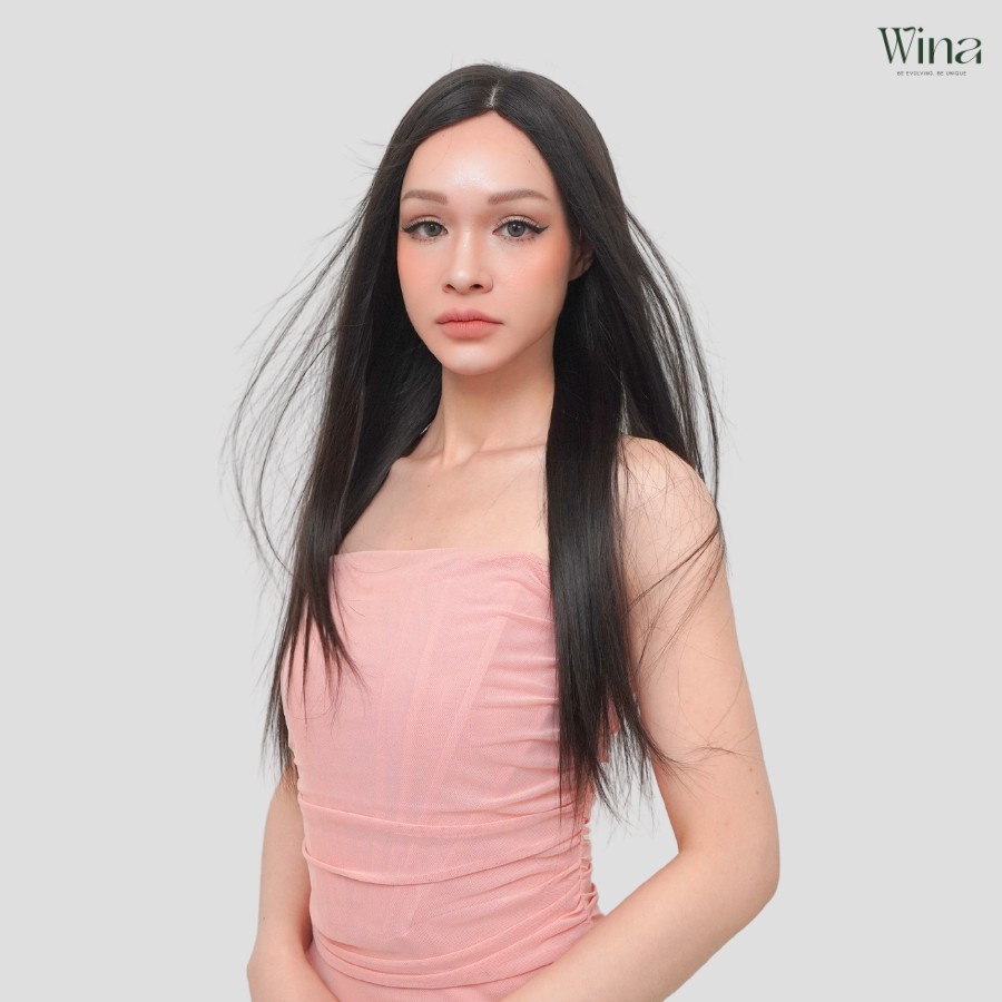 Tóc giả dài bồng bềnh