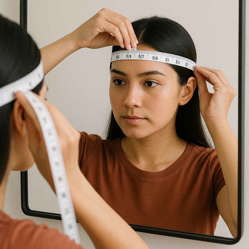 Cách đo kích cỡ đầu chuẩn để chọn tóc giả nguyên đầu