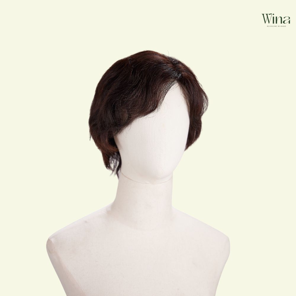 Tóc giả nữ ngắn Tomboy uốn nhẹ sành điệu